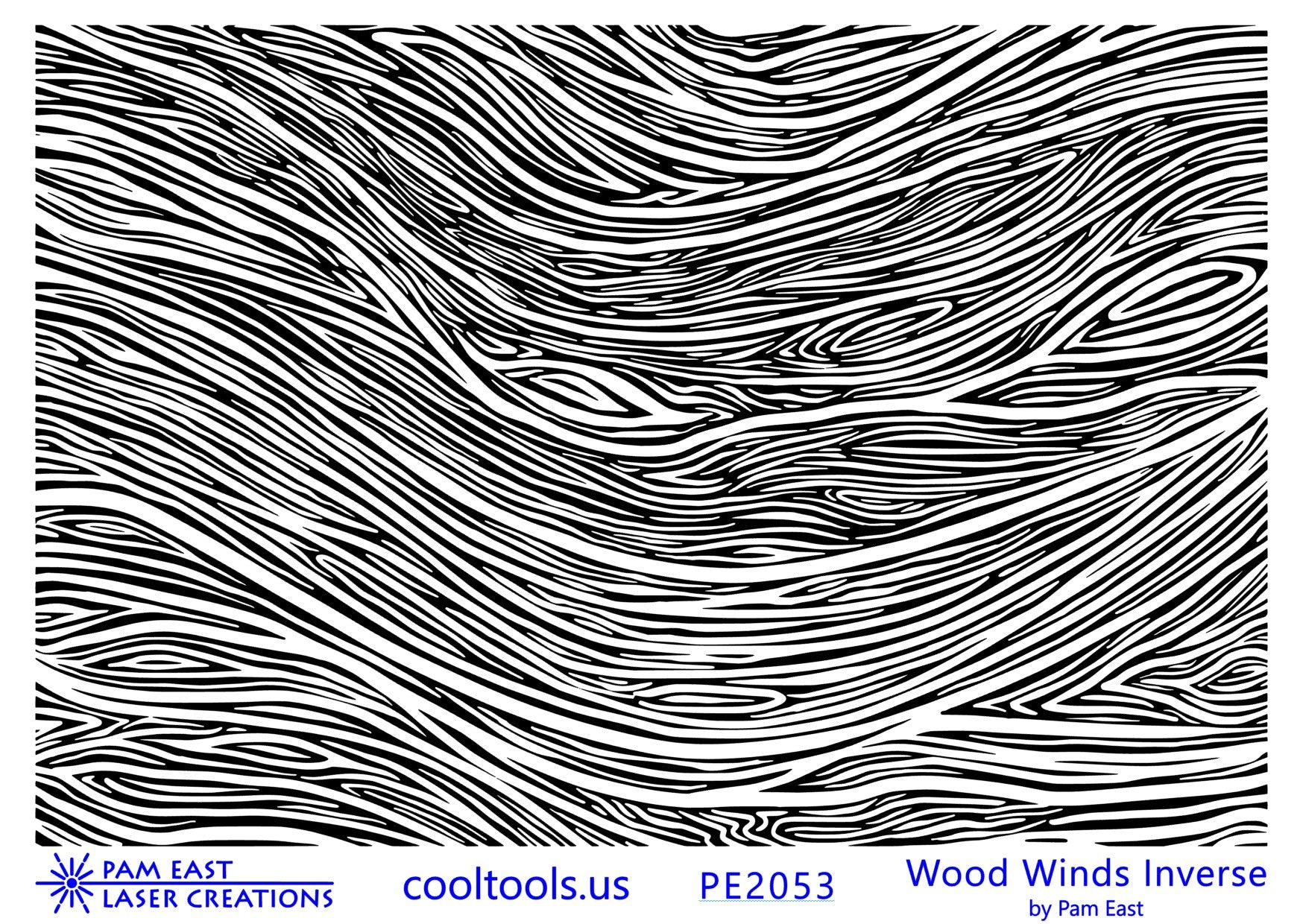 Pam East Texture Mat - Wood Winds Inverse