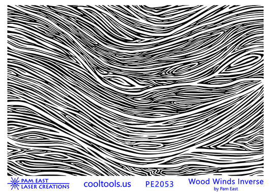Pam East Texture Mat - Wood Winds Inverse