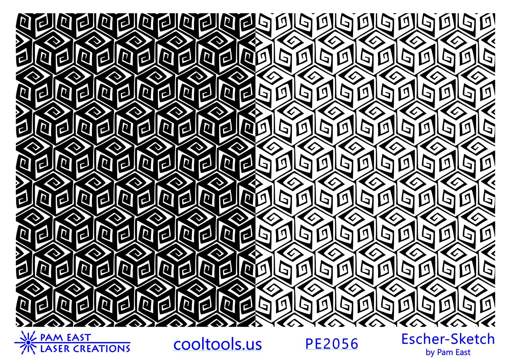 Pam East Texture Mat - Escher-Sketch