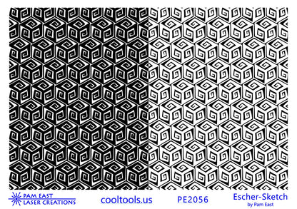 Pam East Texture Mat - Escher-Sketch