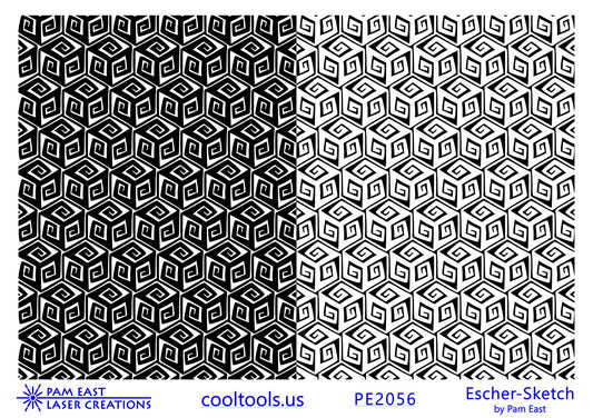 Pam East Texture Mat - Escher-Sketch
