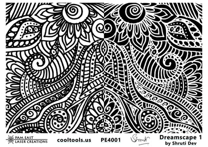graphic Shruti Dev Texture Mat - Dreamscape 1