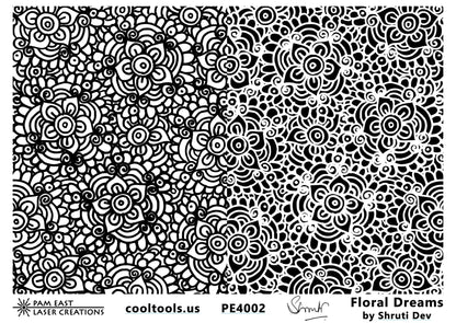 graphic Shruti Dev Texture Mat - Floral Dreams