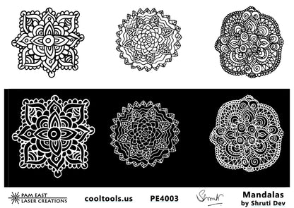 graphic Shruti Dev Texture Mat - Mandalas