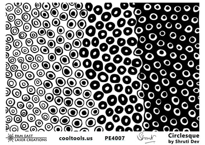 graphic Shruti Dev Texture Mat - Circlesque