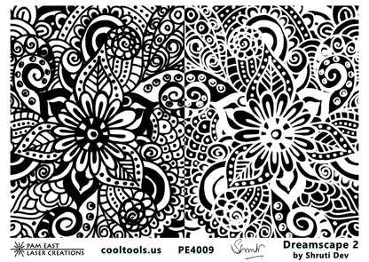 graphic Shruti Dev Texture Mat - Dreamscape 2
