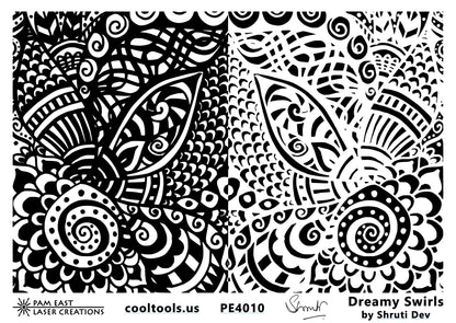 graphic Shruti Dev Texture Mat - Dreamy Swirls