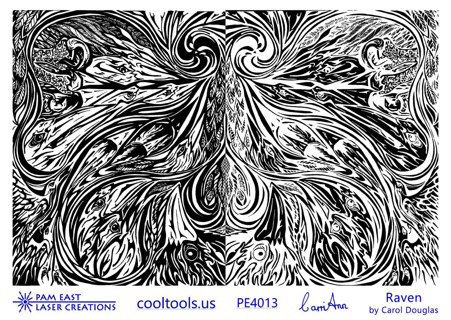 Carol Douglas Texture Mat - Raven - Cool Tools