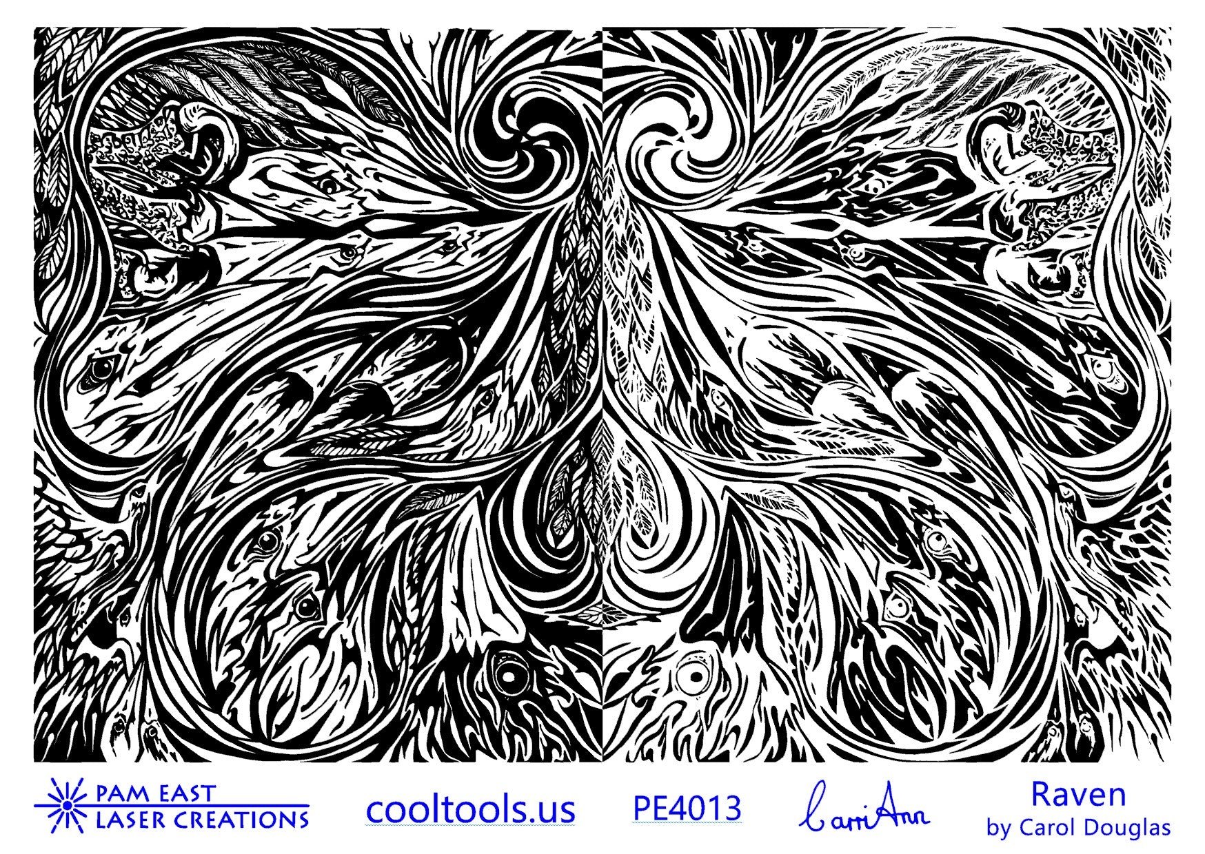 Carol Douglas Texture Mat - Raven - Cool Tools