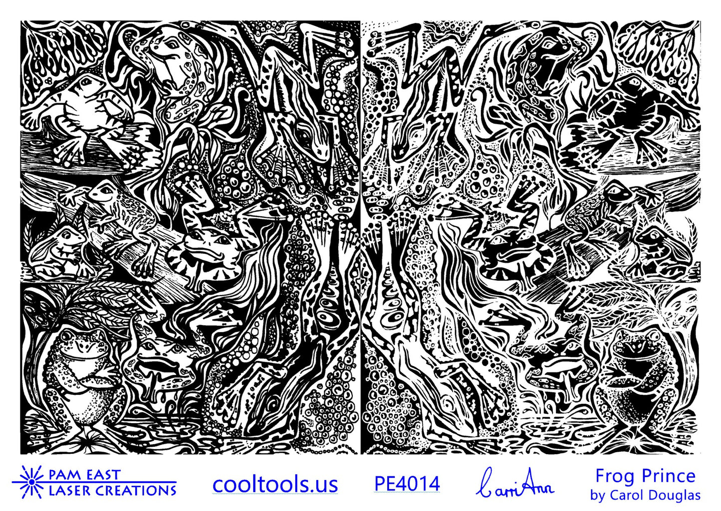 Carol Douglas Texture Mat - Frog Prince - Cool Tools