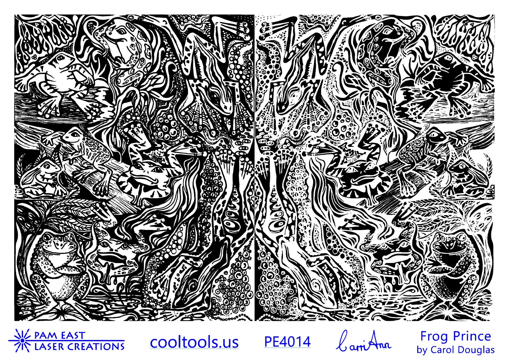 Carol Douglas Texture Mat - Frog Prince - Cool Tools