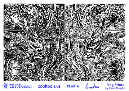 Carol Douglas Texture Mat - Frog Prince - Cool Tools