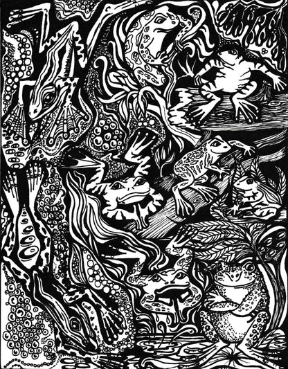 Carol Douglas Texture Mat - Frog Prince - Cool Tools