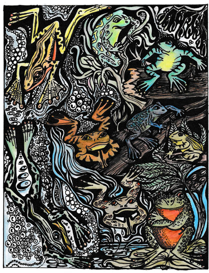 Carol Douglas Texture Mat - Frog Prince - Cool Tools
