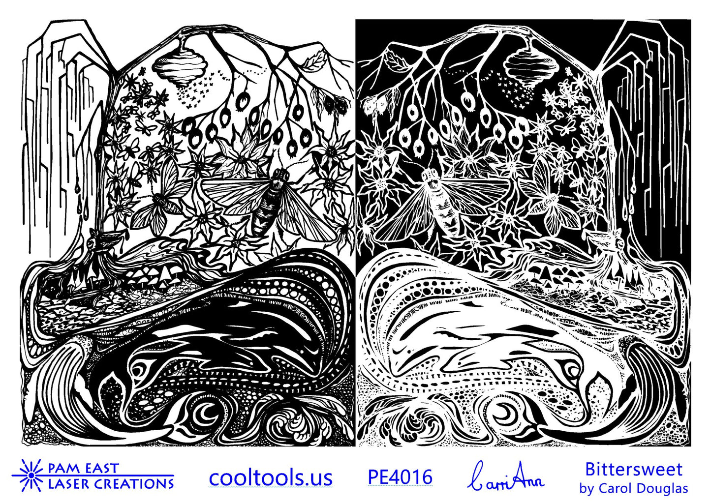 Carol Douglas Texture Mat - Bittersweet - Cool Tools