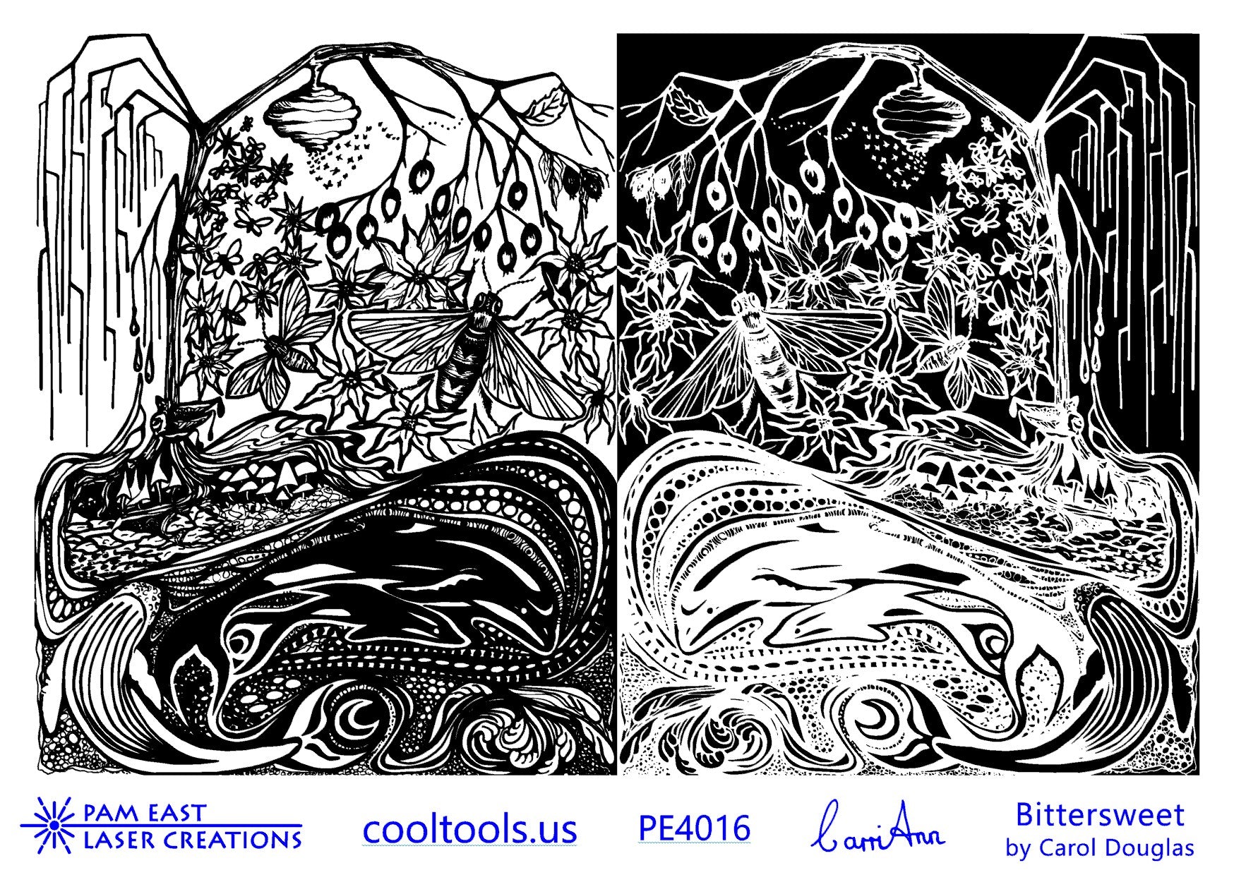 Carol Douglas Texture Mat - Bittersweet - Cool Tools