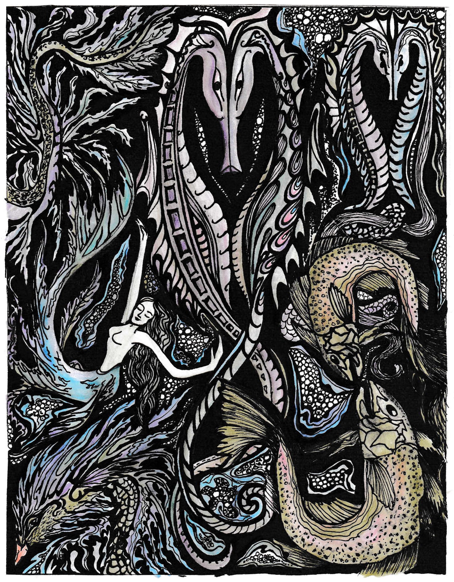 Carol Douglas Texture Mat - Sea Dragons - Cool Tools