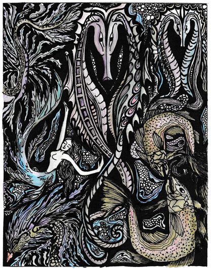 Carol Douglas Texture Mat - Sea Dragons - Cool Tools