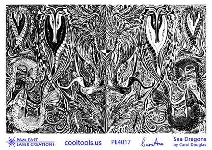 Carol Douglas Texture Mat - Sea Dragons - Cool Tools