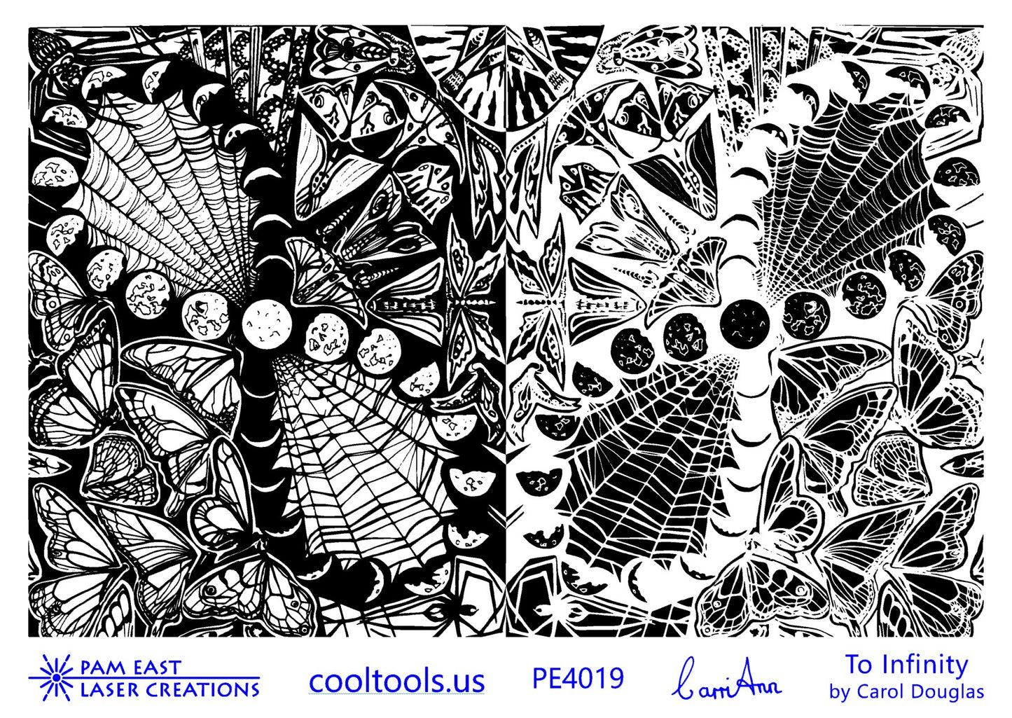 Carol Douglas Texture Mat - To Infinity - Cool Tools