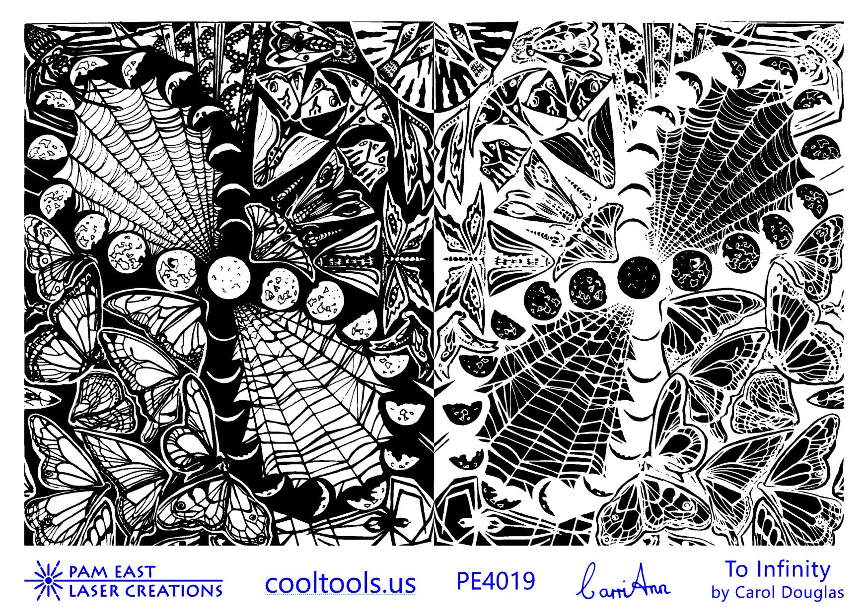 Carol Douglas Texture Mat - To Infinity - Cool Tools