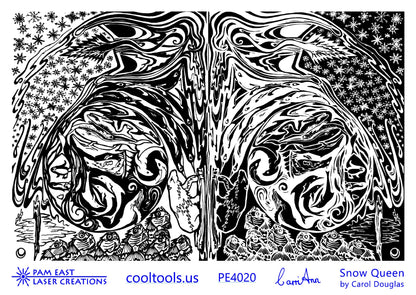 Carol Douglas Texture Mat - Snow Queen - Cool Tools