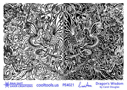 Carol Douglas Texture Mat - Dragon Wisdom - Cool Tools
