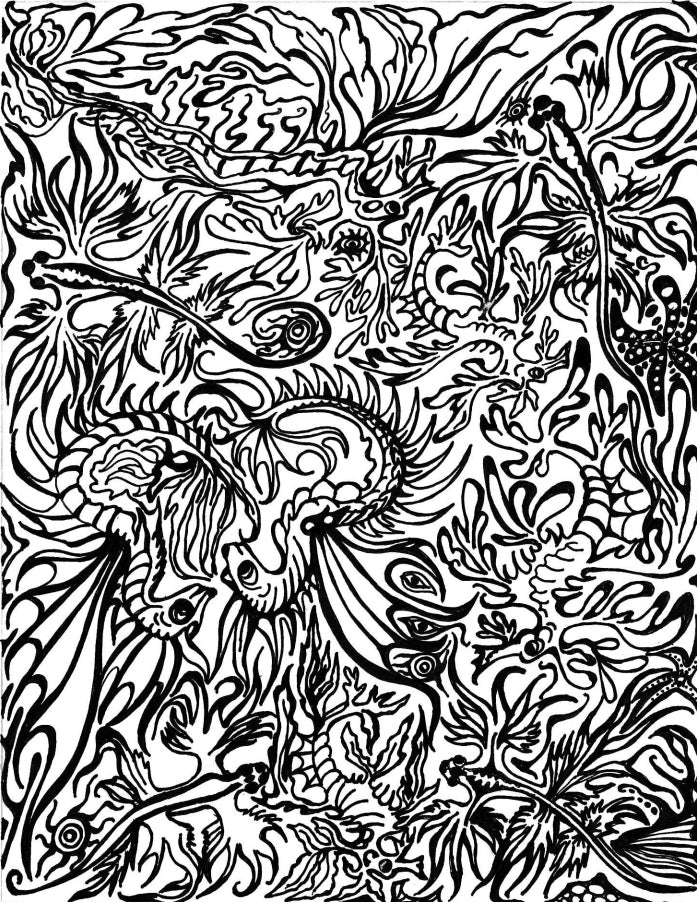 Carol Douglas Texture Mat - Dragon Wisdom - Cool Tools