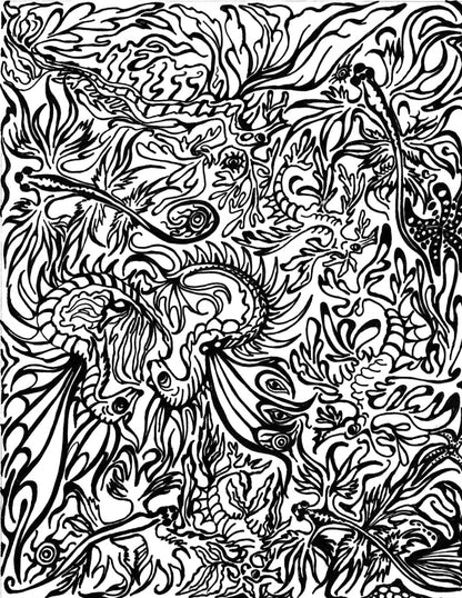 Carol Douglas Texture Mat - Dragon Wisdom - Cool Tools