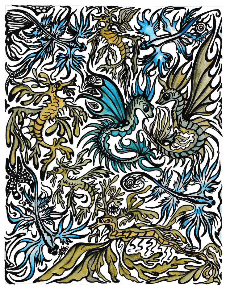 Carol Douglas Texture Mat - Dragon Wisdom - Cool Tools