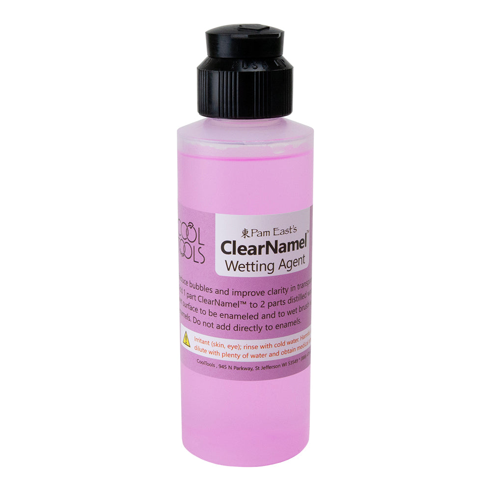 bottle of Pam East's ClearNamel™ Wetting Agent 4 oz