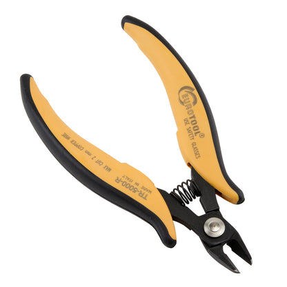 Ultra Flush Precision Sidecutters with yellow grips