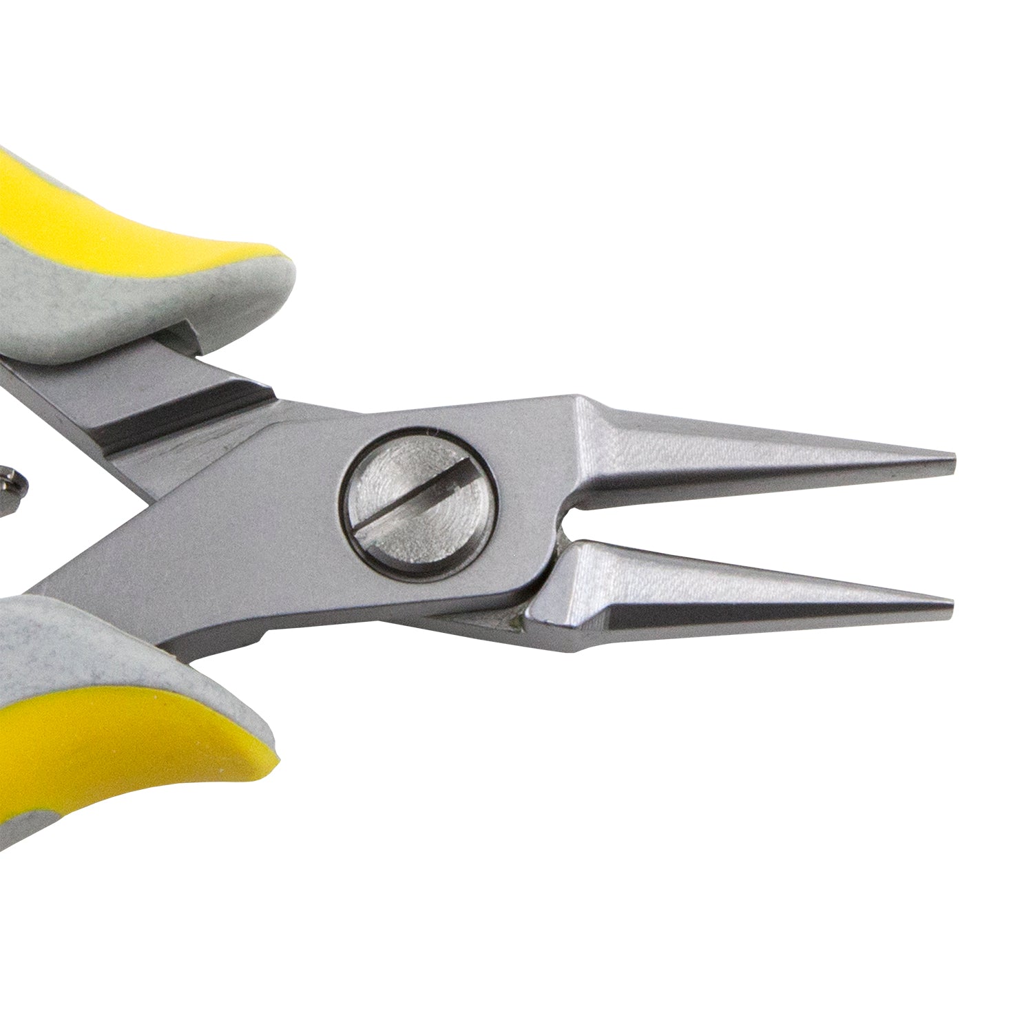 Pliers - Lindstrom EX Series - Flat Nose with yellow and grey grips