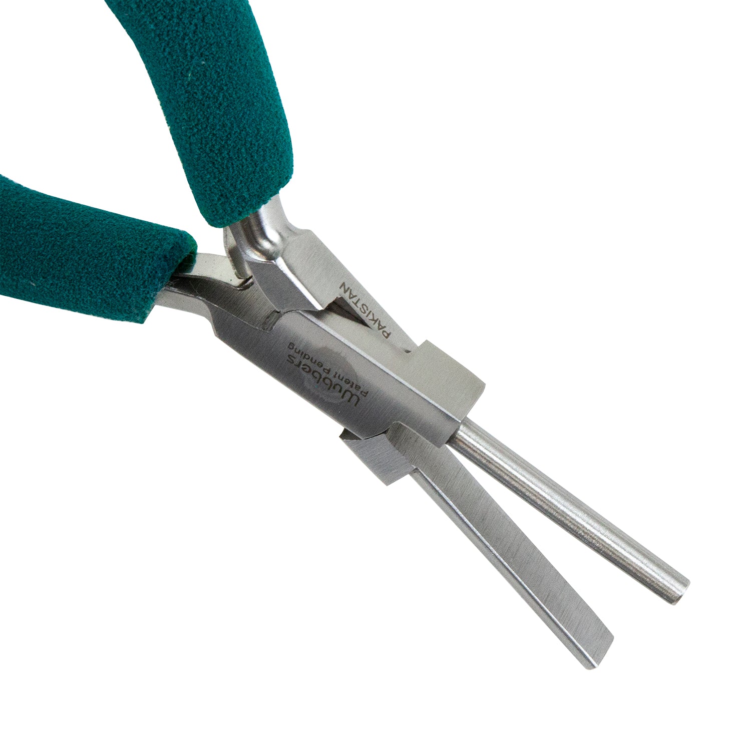 Wubbers® Half Round Mandrel Pliers - Small with green grips