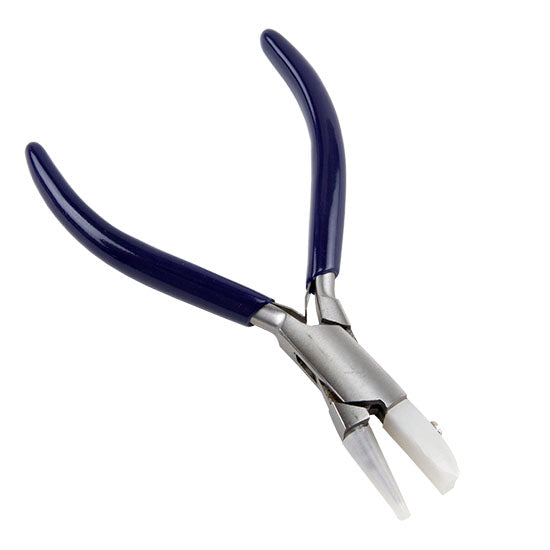 Pliers - Round/Flat Nylon Jaw with blue grips