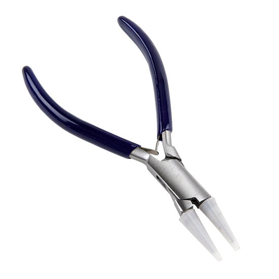 Pliers - Round - Large Nylon Jaw with blue grips