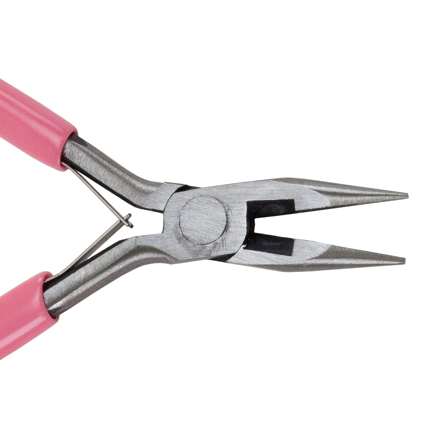 3 Piece Steel Plier Set - Round Nose, Side Cutter & Wire Cutting Round Nose with pink grips