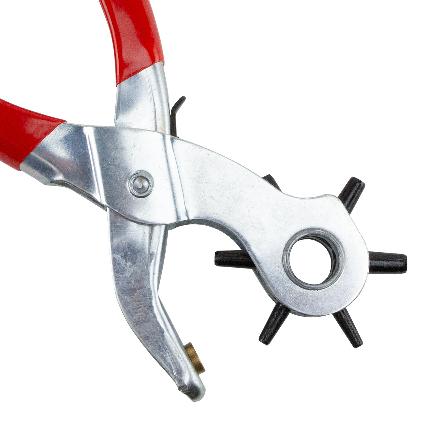 Deluxe Rotary Hole Punch with red grips