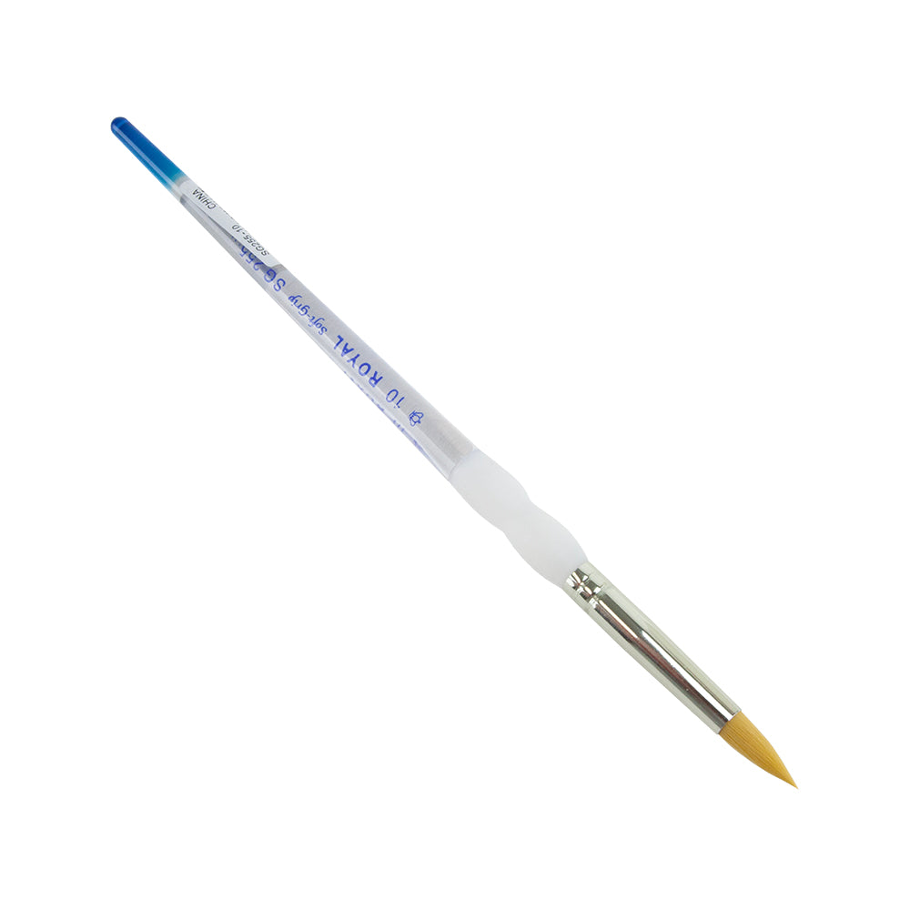 Royal Soft-Grip Taklon Brush Short Round