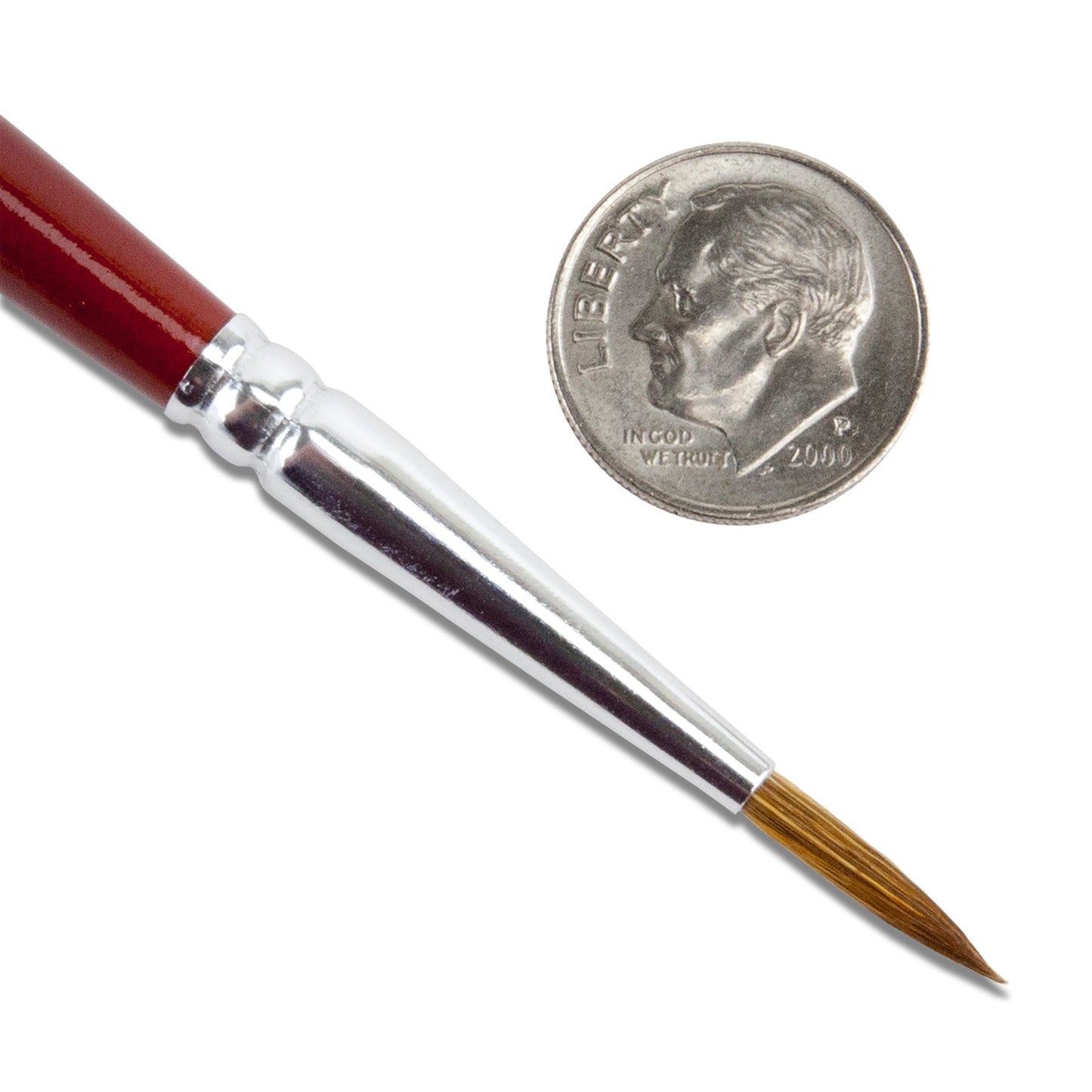 Red Sable Water/Paste Brush #5 with dime

Top quality red sable brush made with pure red sable for smooth application of water or paste. This size is perfect for applying paste to joints.&nbsp;Keep at least one in each size for each clay you use.