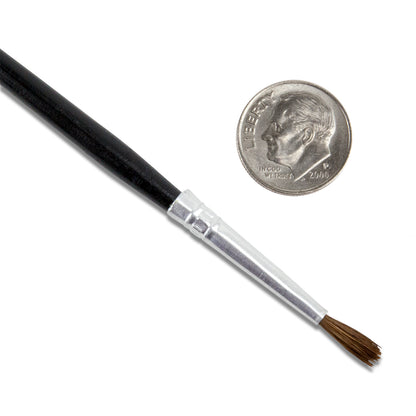Camel Hair Economy Brush - Size 3 with dime

Hair Economy Brush works great with water and paste brush. Keep at least one in each size for each clay you use