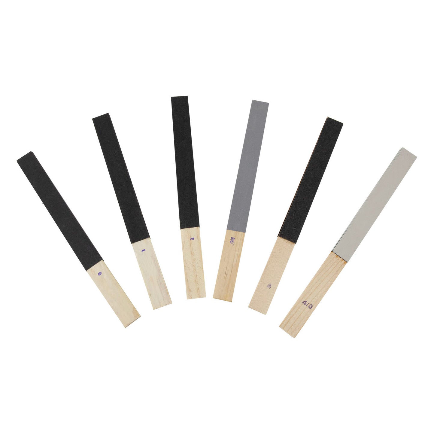 Sanding Sticks - Corundum complete set