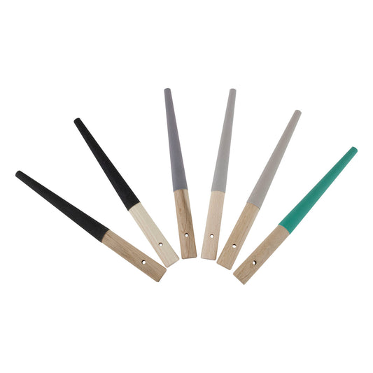 Half Round Sanding Stick Set Use to refine metal clay greenware and finish all metals. Set of 6 half round sanding sticks. These nifty sanding sticks taper from 1/2" to 1/4" to get into ring shanks and inside round forms.  This set includes 1 stick each in grits 6/0, 4/0, 3/0, 2/0, 1, 2