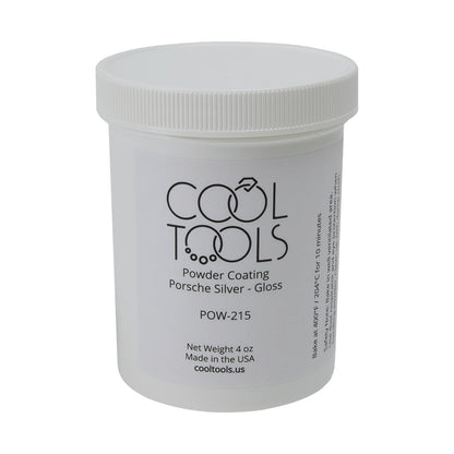 jar of Powder Coating - Porsche Silver - Gloss