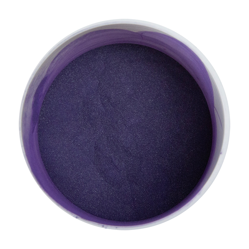 open jar of Powder Coating - Illusion Purple - High Gloss