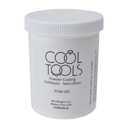 jar of Powder Coating - Goldtastic - Semi-Gloss