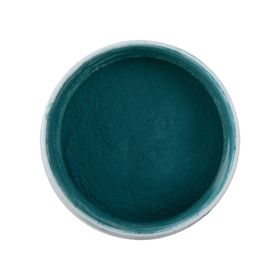 open jar of Powder Coating - Venice Teal - Gloss