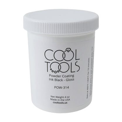 jar of Powder Coating - Ink Black - Gloss