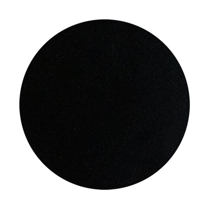 Powder Coating - Black Out - Matte - sample shown is over aluminum