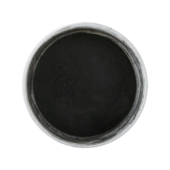 open jar of Powder Coating - Black Out - Matte 